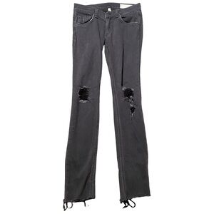 rag & bone Black Distressed Skinny Jeans size 29 (tag says 25)